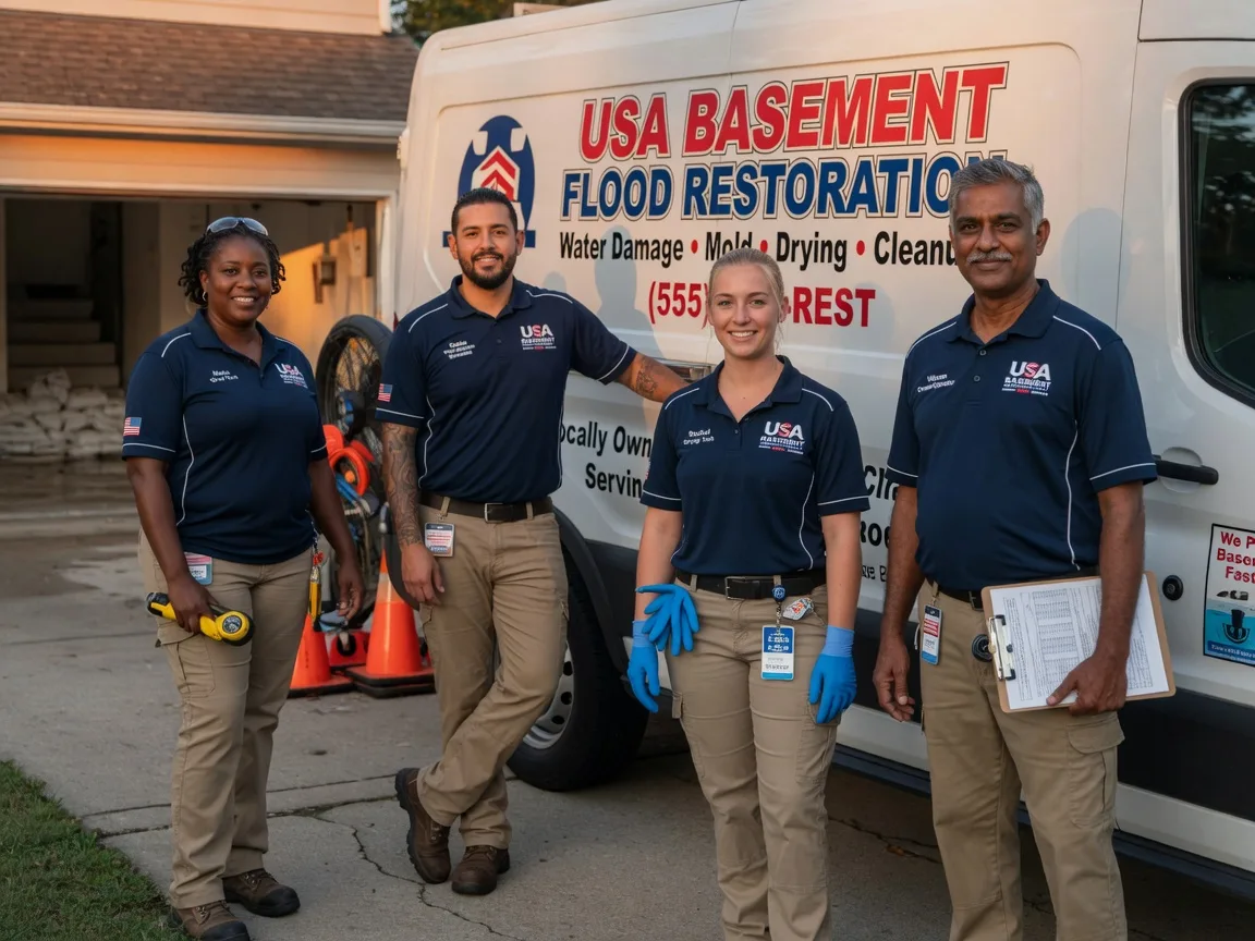 Basement Flood Cleanup company in Fredonia, WI